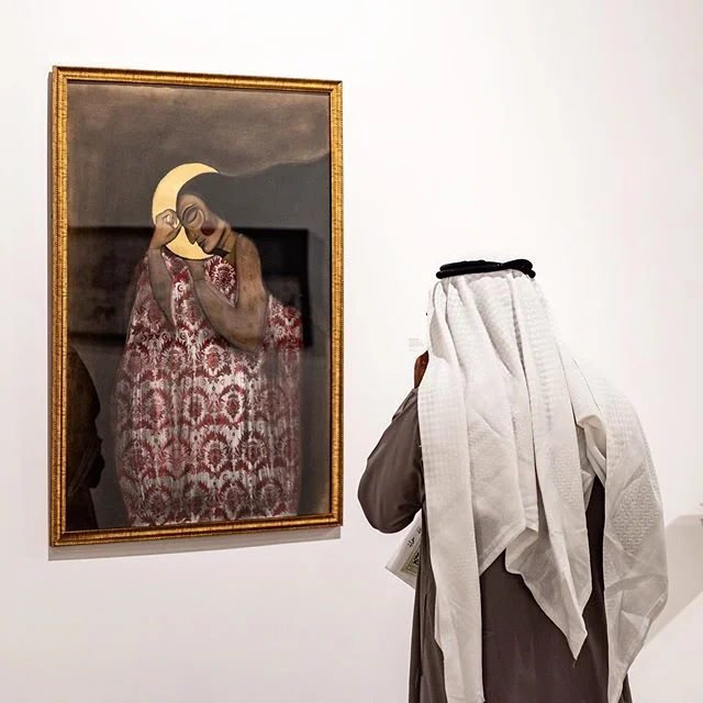 ليلى في معرض العنقاء دائما تسمو  القائم بالمدينة المنورة. 
Layla at the Simorgh Always Rises currently showing in Madinah Arts center.