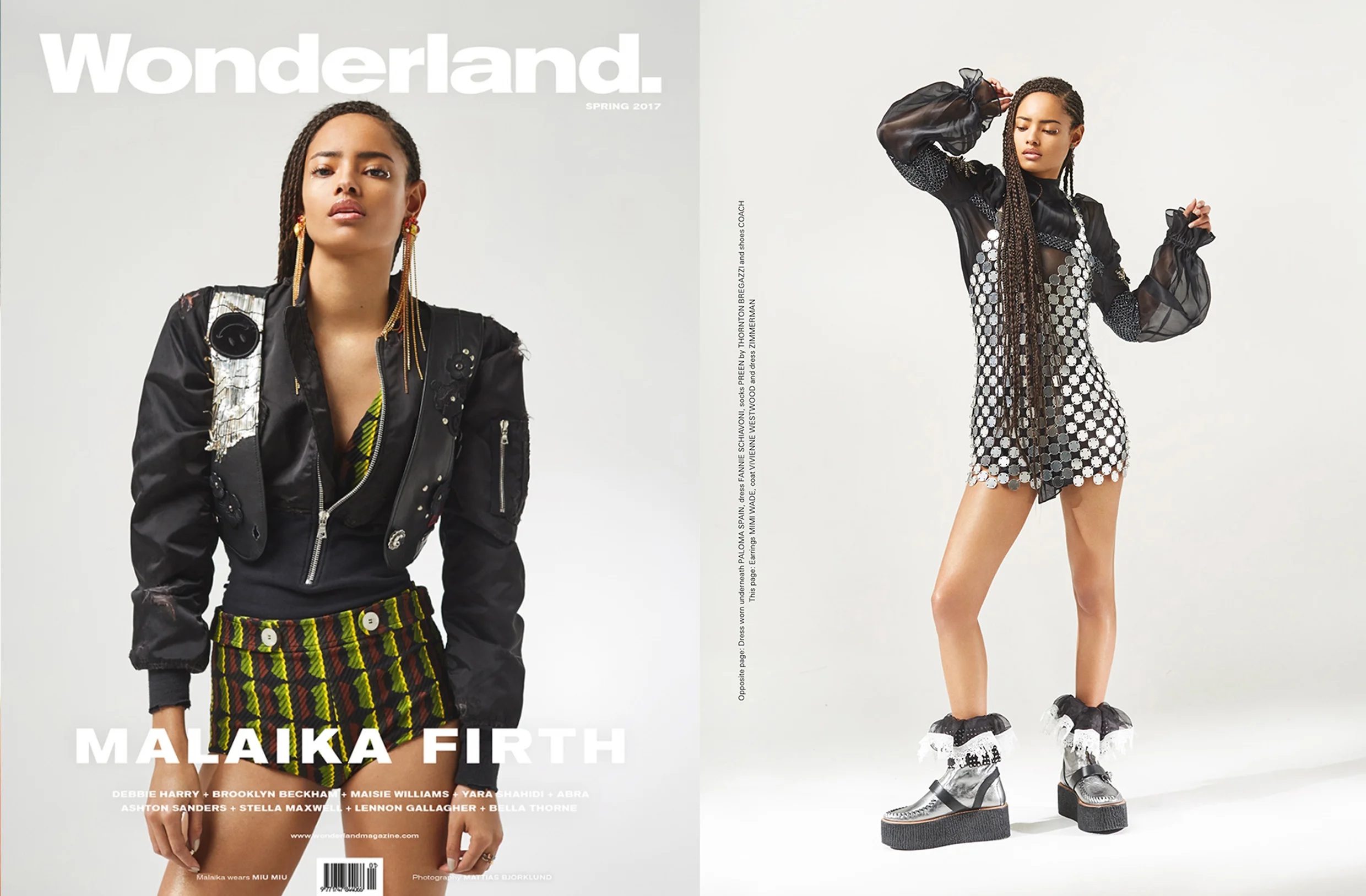 WONDERLAND MAGAZINE MALAIKA FIRTH TONI BLAZE MATTIAS BJORKLUND