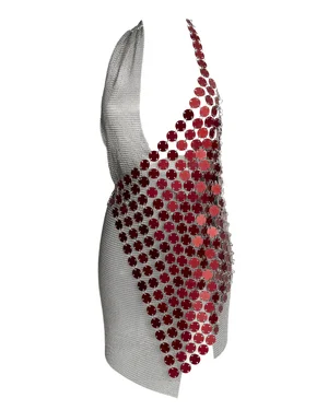 SCALE AND MESH DRESS FANNIE SCHIAVONI SCALE AND MESH DRESS FANNIE SCHIAVONI