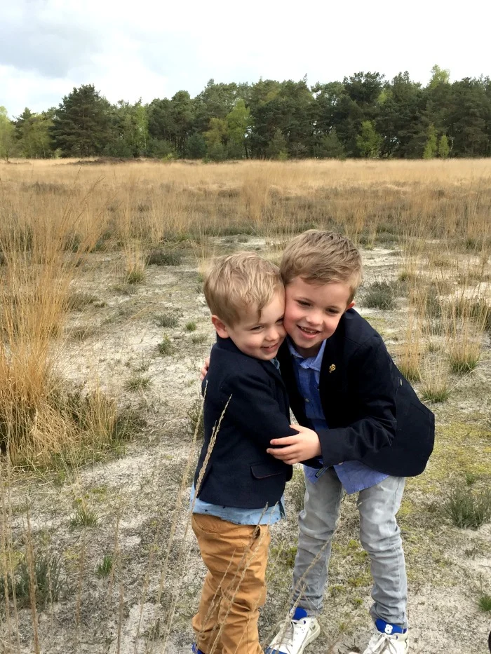Jules and Louis Blog - On Being a Mother - two brothers hugging.jpg