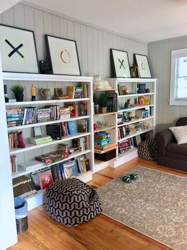 Jules and Louis Blog - A cute adorable home in Tallahassee - the library.jpg