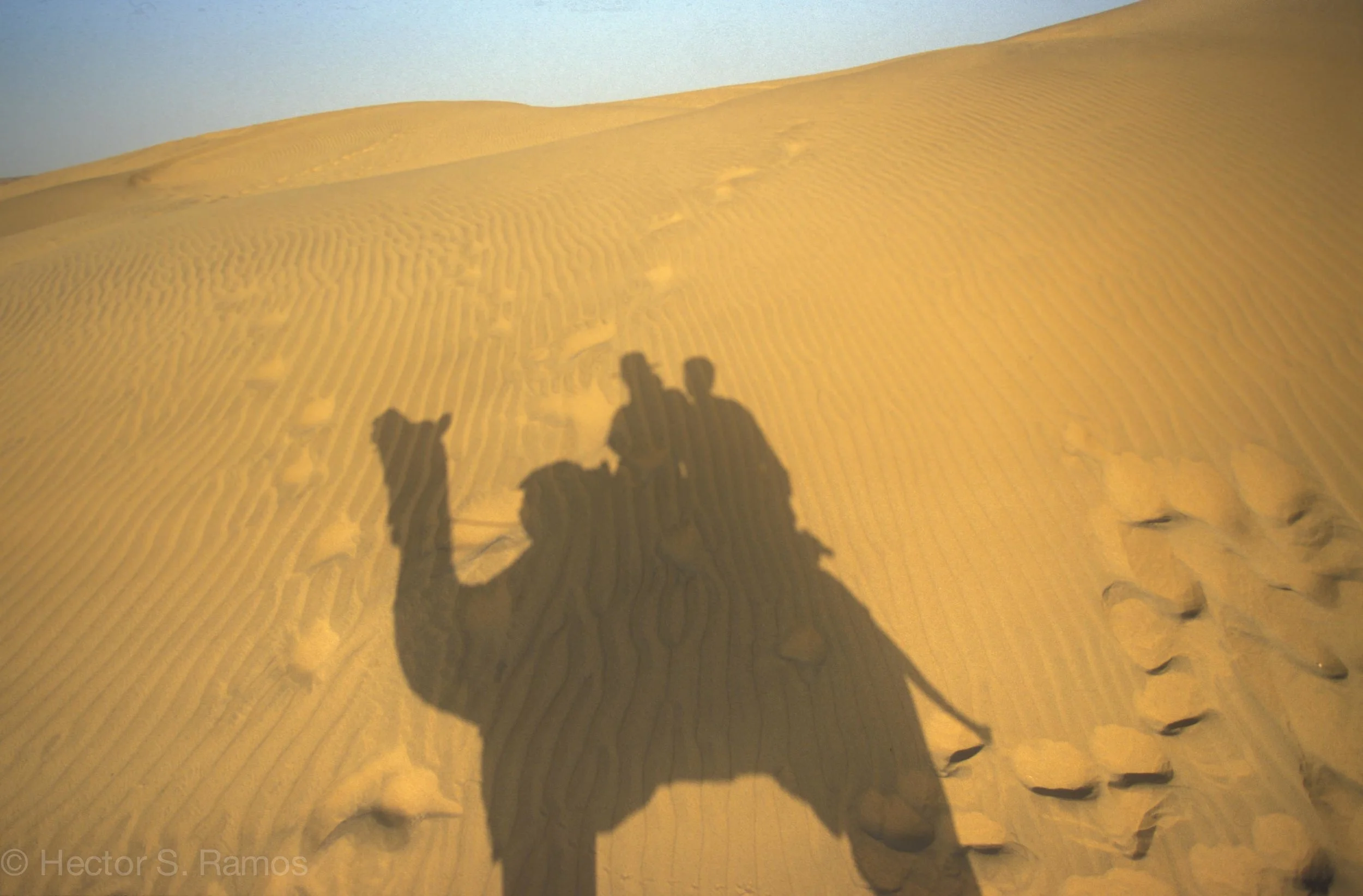Me and my camel(and guide). Jaisalmer. I did a solo tour with plenty of Fuji Provia 100 film rolls gifted by Magnum photographer, Raghu Rai (one of my heroes). Photo: Nikon F5, Nikon AFD 20-35mm f2.8 lens.