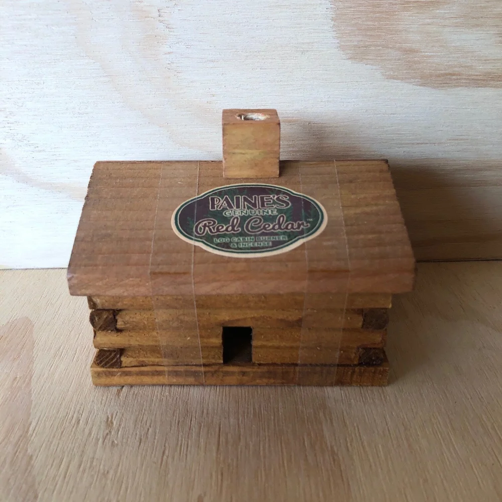 Paine's Red Cedar Log Cabin Burner — Lonesome Woods
