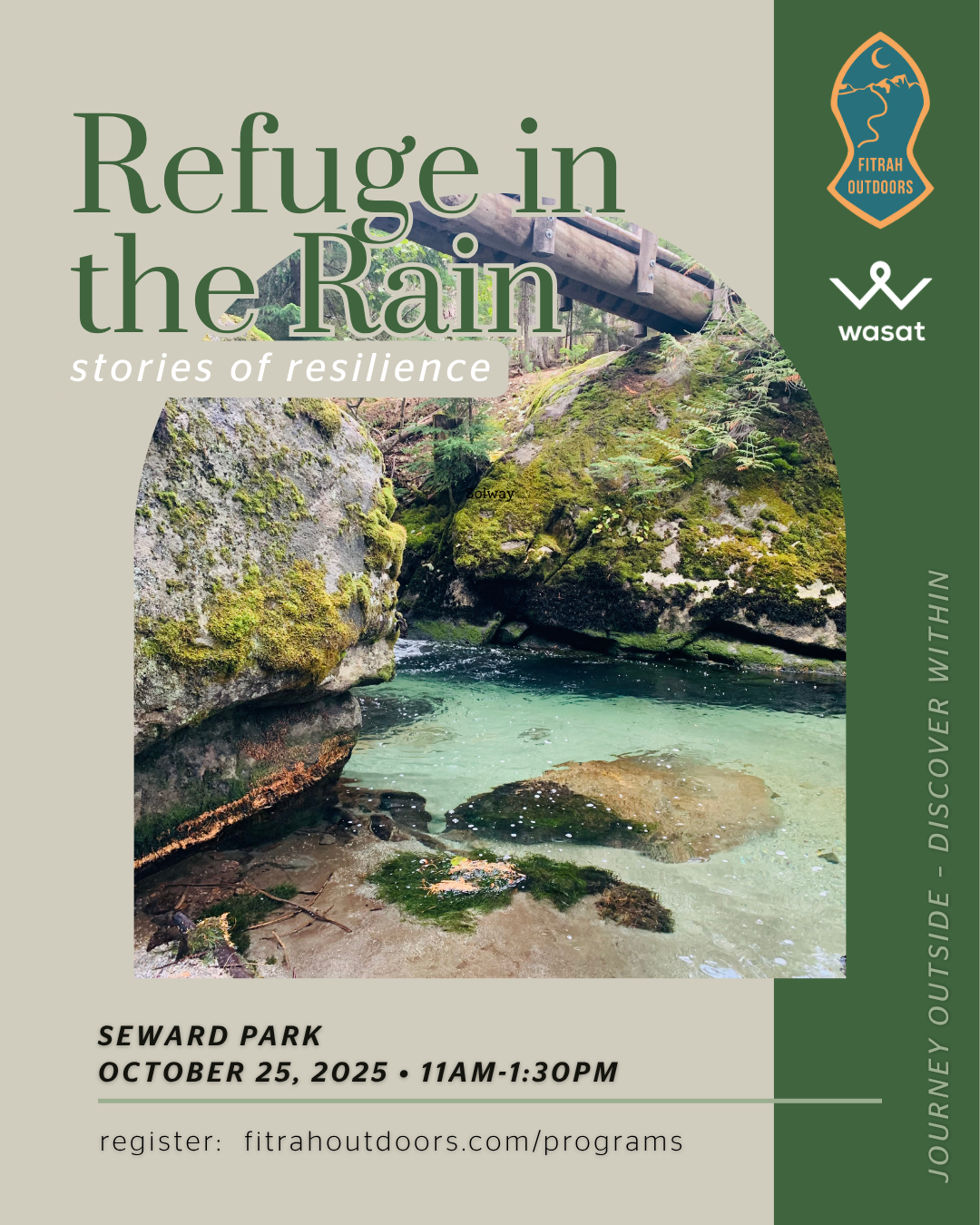 Refuge in the Rain at Seward Park