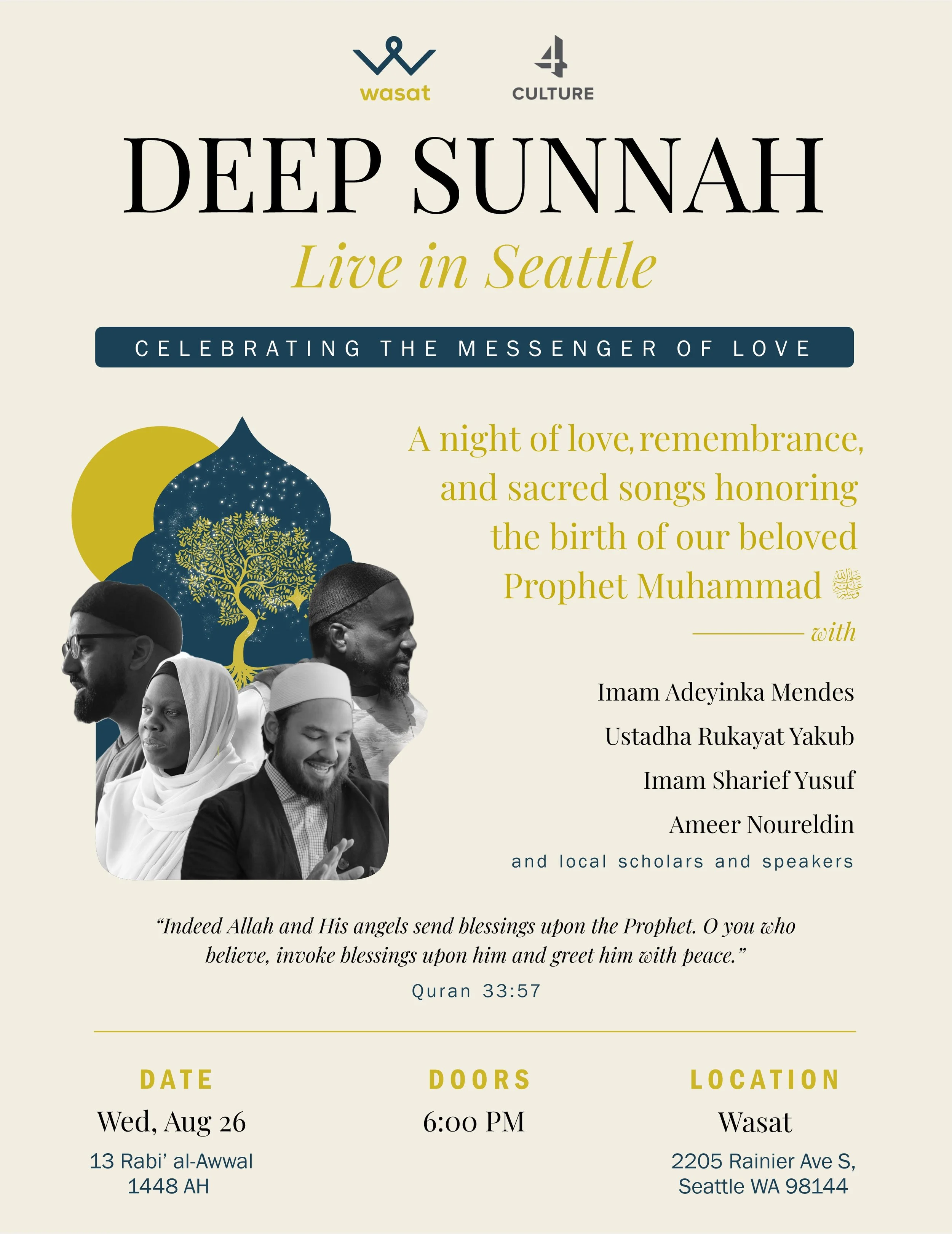 Deep Sunnah Live in Seattle | Celebrating the Messenger of Love