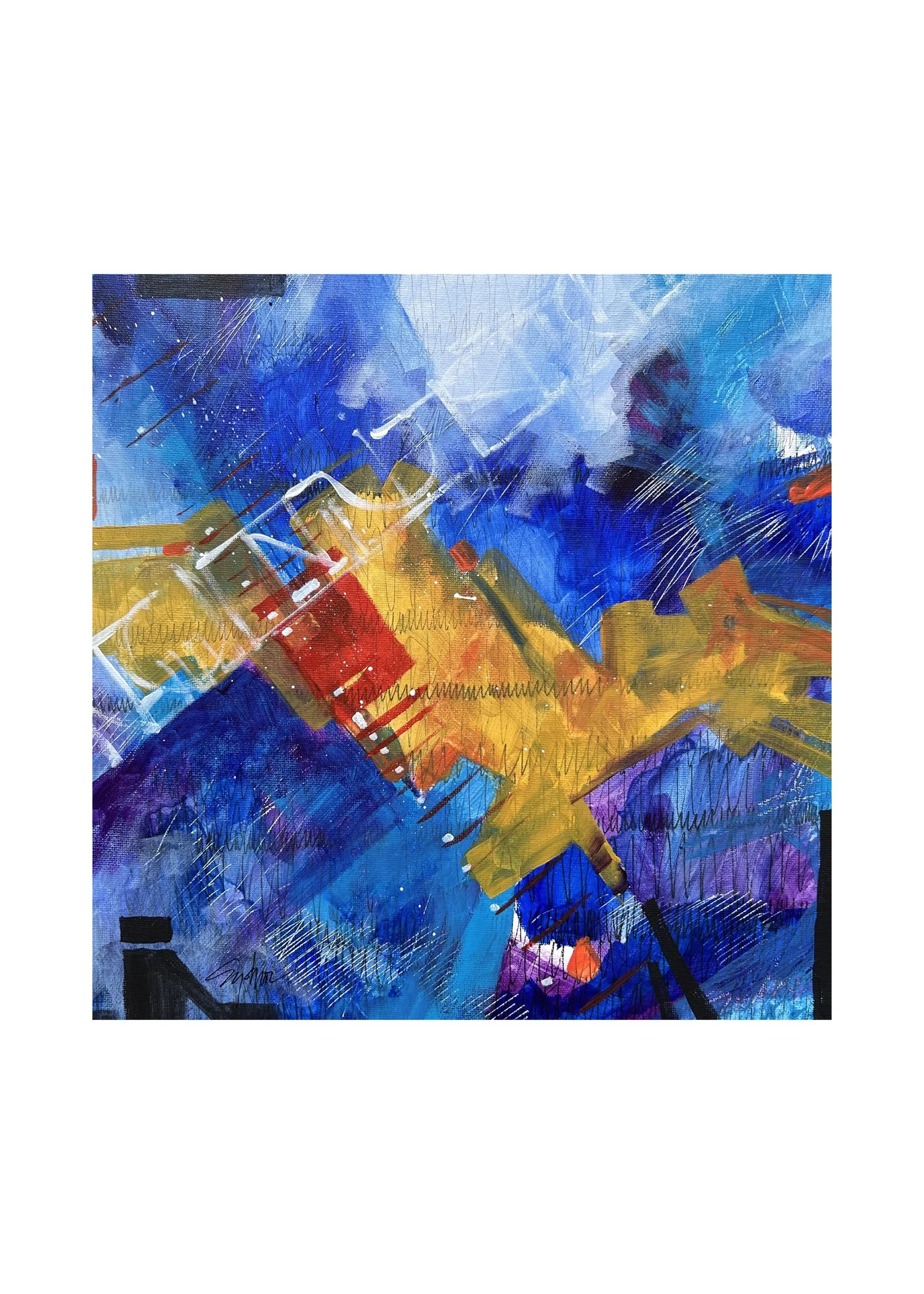 071.1 Wiggles, acrylic & ink, 12x12 - 2025_$600.jpg