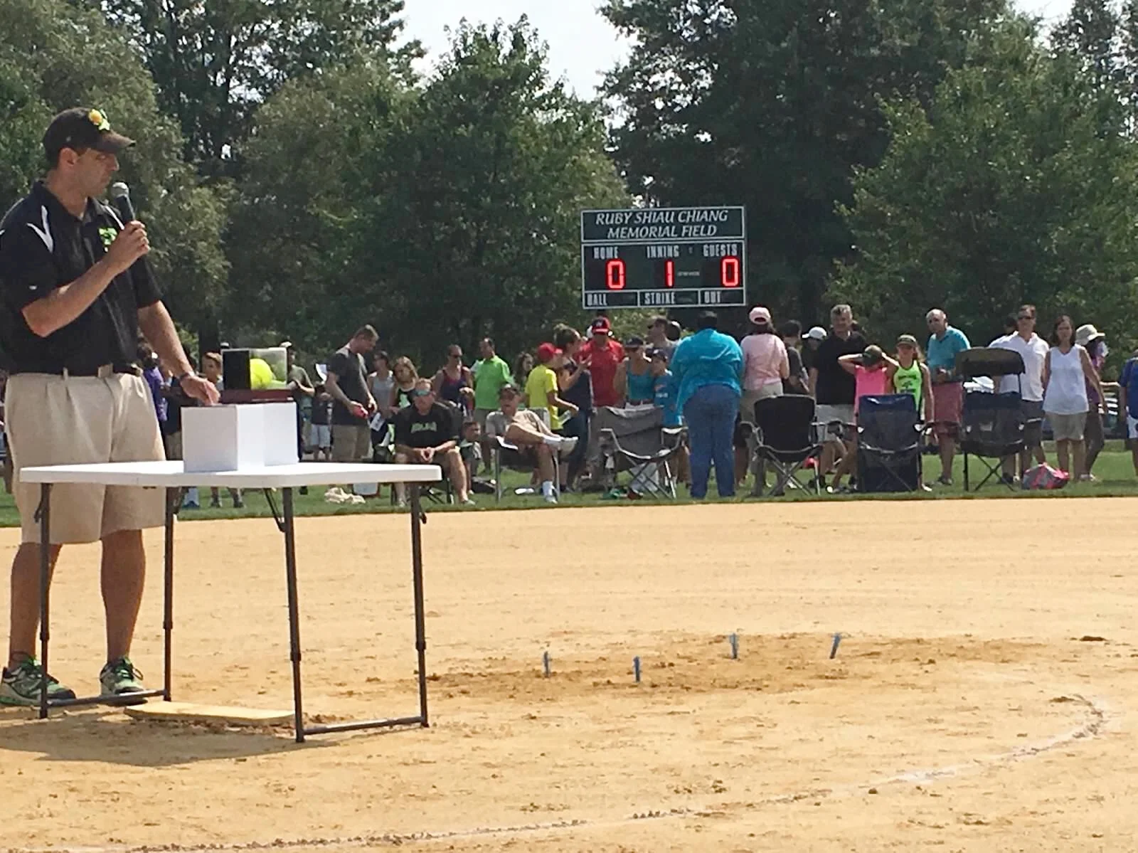 Coach Mayer addresses community