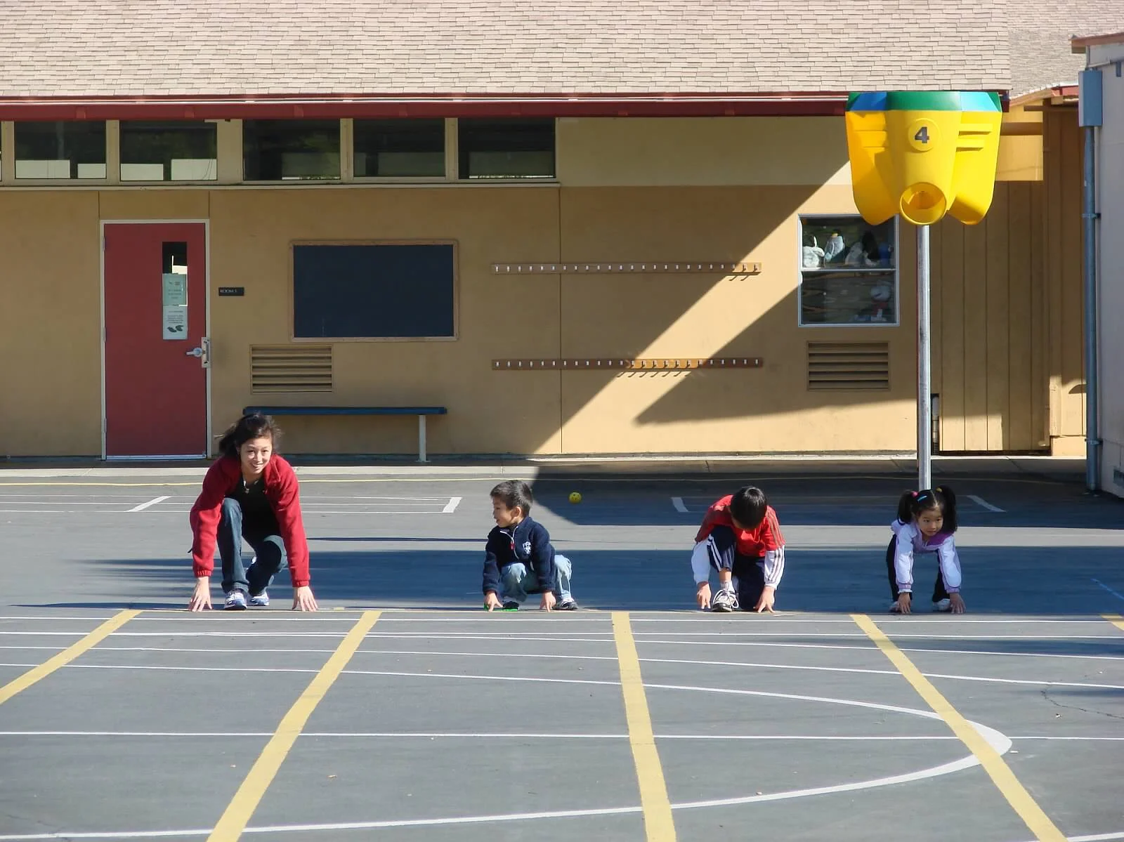 Getting ready to race