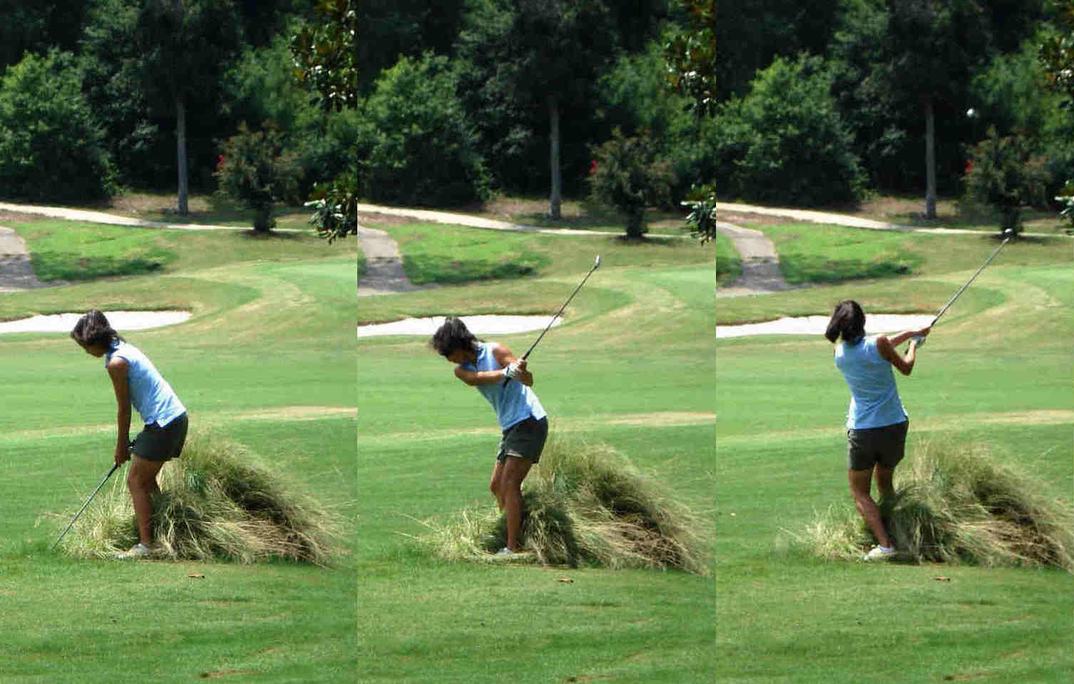 Pressure never got to this athlete (Golf outing with friends)