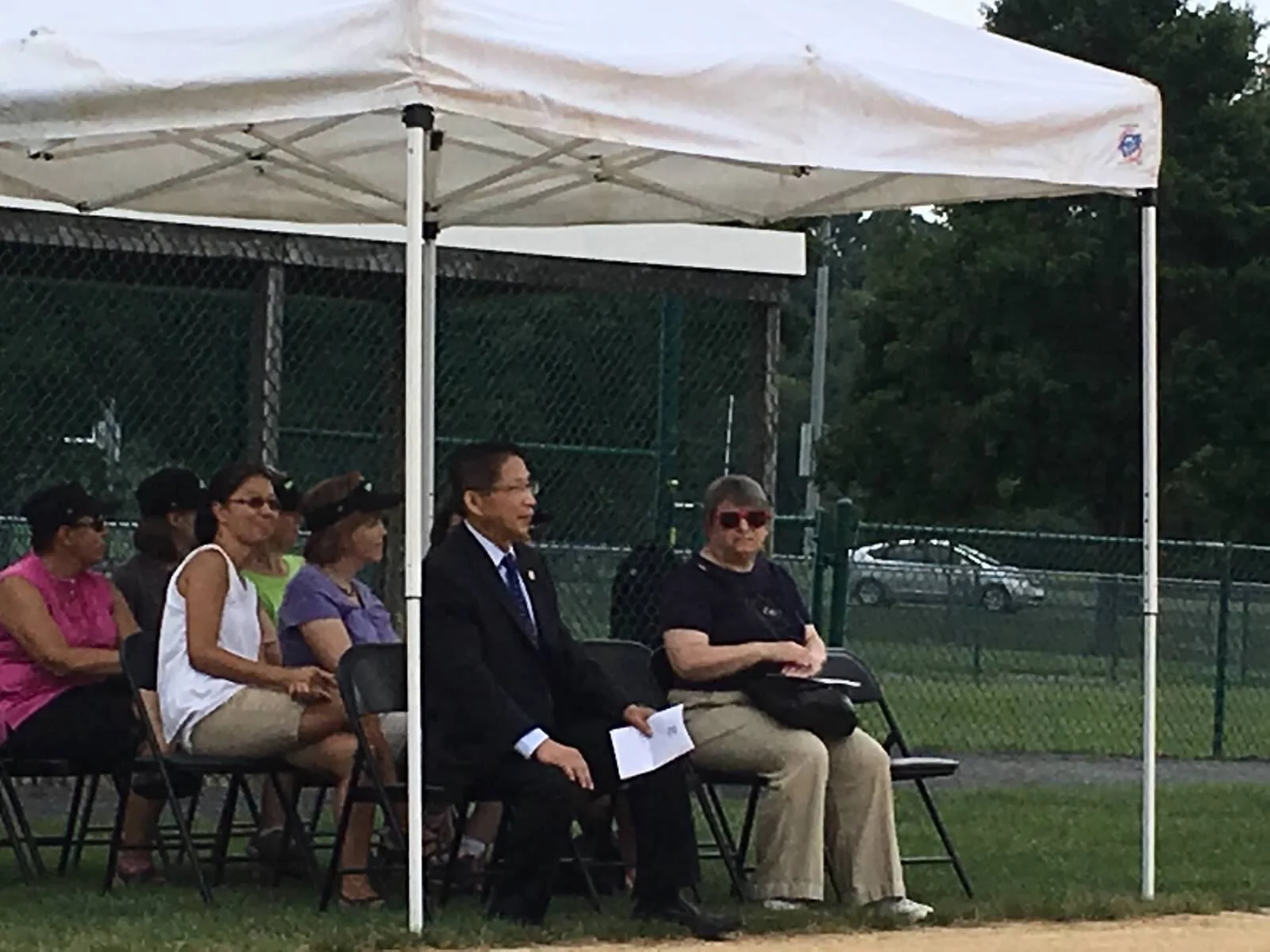 Mayor Shueh getting ready to speak