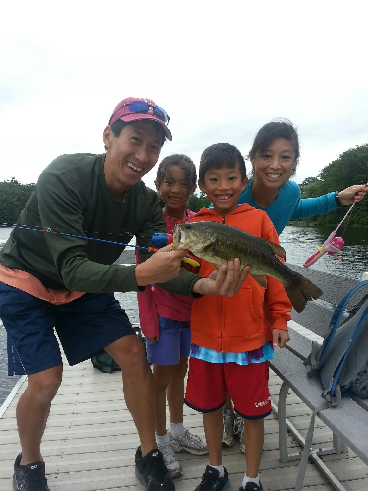A favorite family pasttime: fishing 