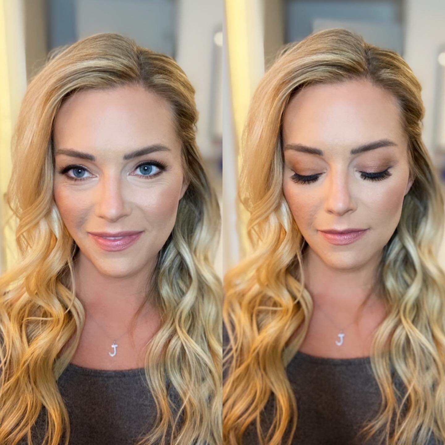 Love this soft bronze smokey eye for my beautiful bride Sarah✨ It may have poured on their wedding day, but she did not let the weather get her down💕
&bull;
&bull;
&bull;
#bride #bridalmakeup #bridalhair #weddingmakeup #weddinghair #makeup #hair #ma