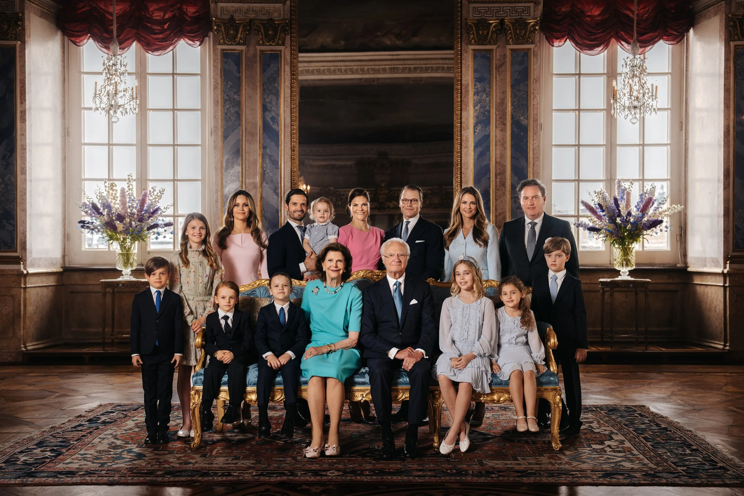 Swedish Royal Family Shares New Official Photos Marking King Carl 