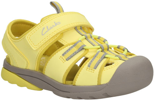 Clarks Beach Tide Sandals in Lime 