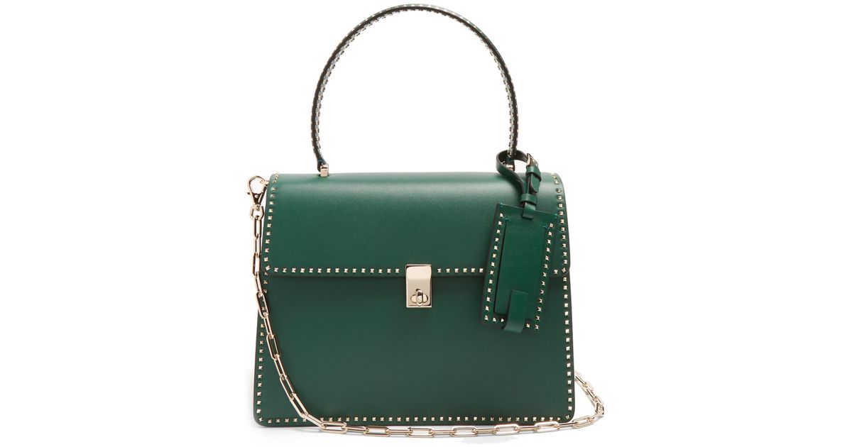 valentino-green-stud-stitching-leather-tote.jpeg