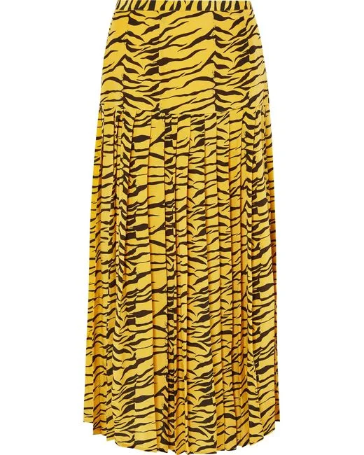 RIXO London Tina Tiger Print Skirt