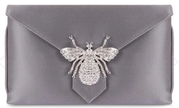 Wilbur &amp; Gussie Charlie Steel Classic Silk Clutch