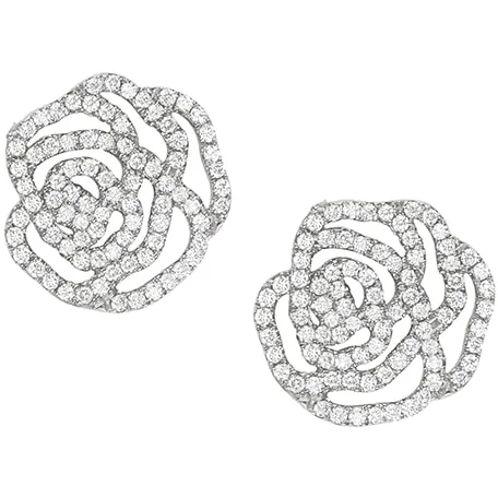 Vanessa Tugendhaft Idylle La Rose Diamond Earrings