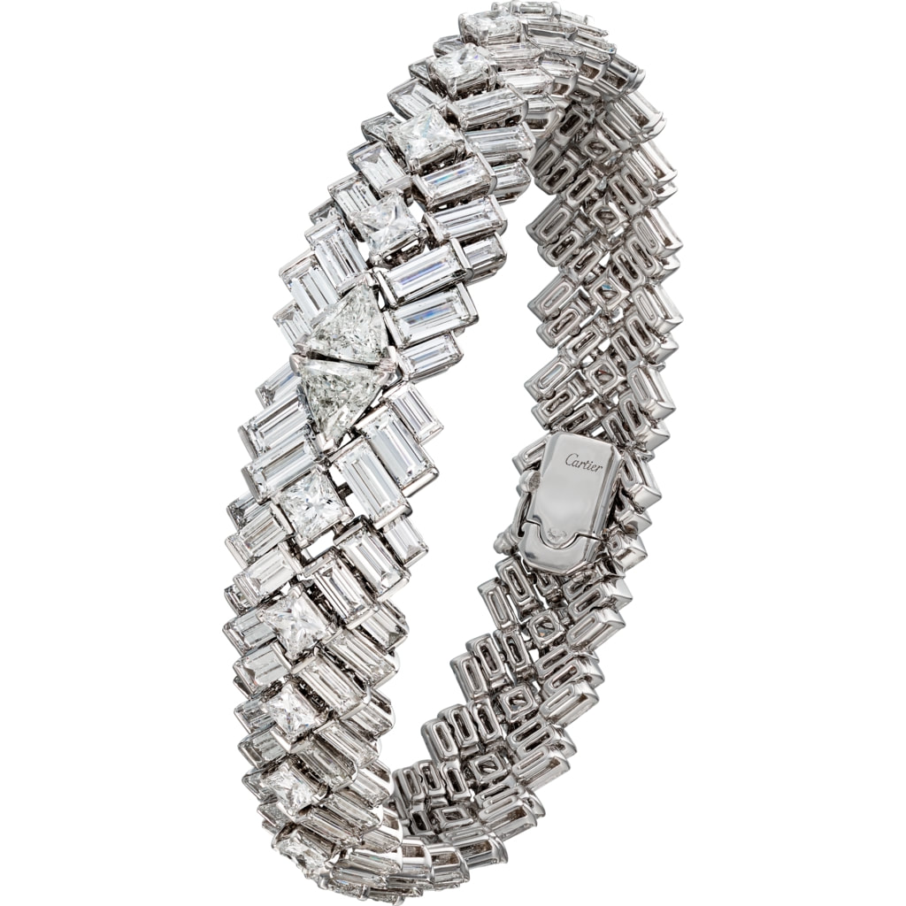 reflection de cartier white gold diamond bracelet