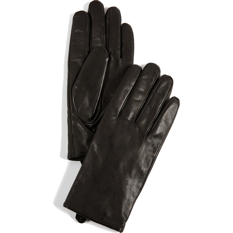 Club Monaco 'Claudia' Black Tech Leather Gloves — UFO No More