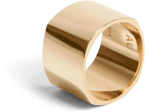 AUrate Geometric Square Ring