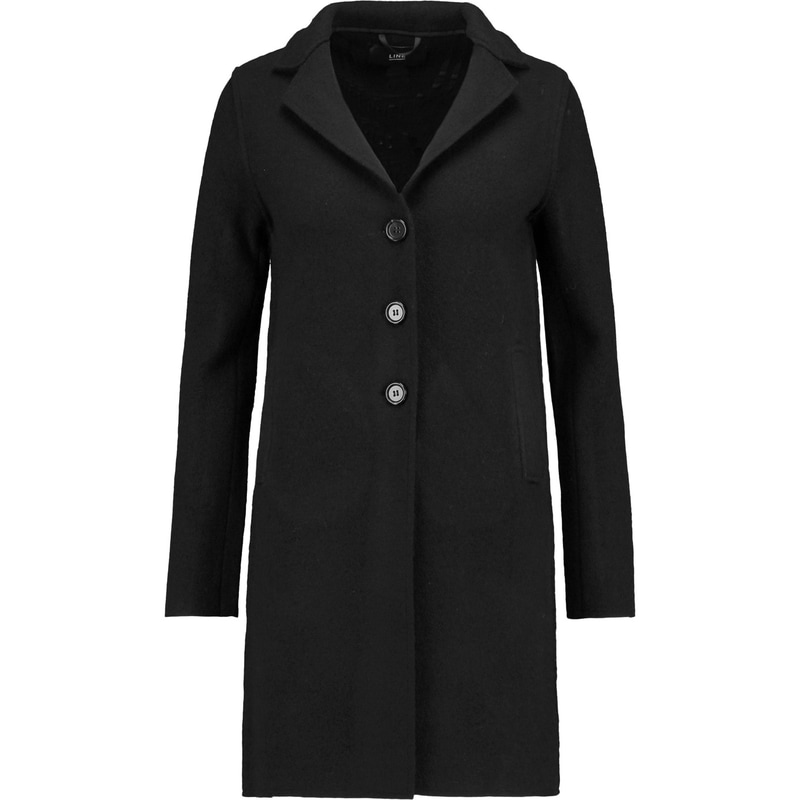 LINE 'Tessa' Wool-blend Coat in Black — UFO No More