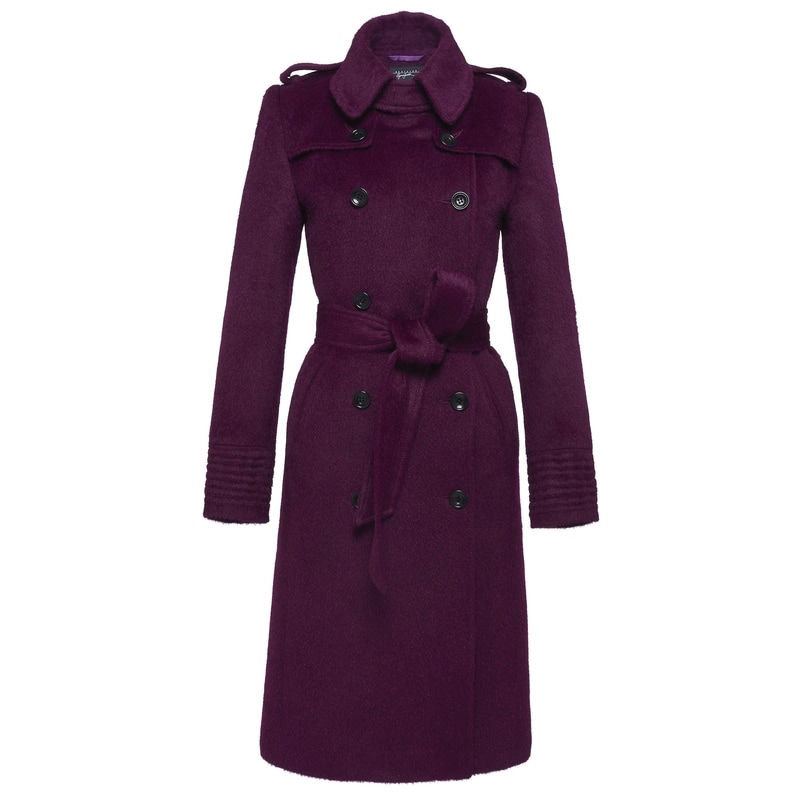 Sentaler Mulberry Double Ted, Mulberry Trench Coat