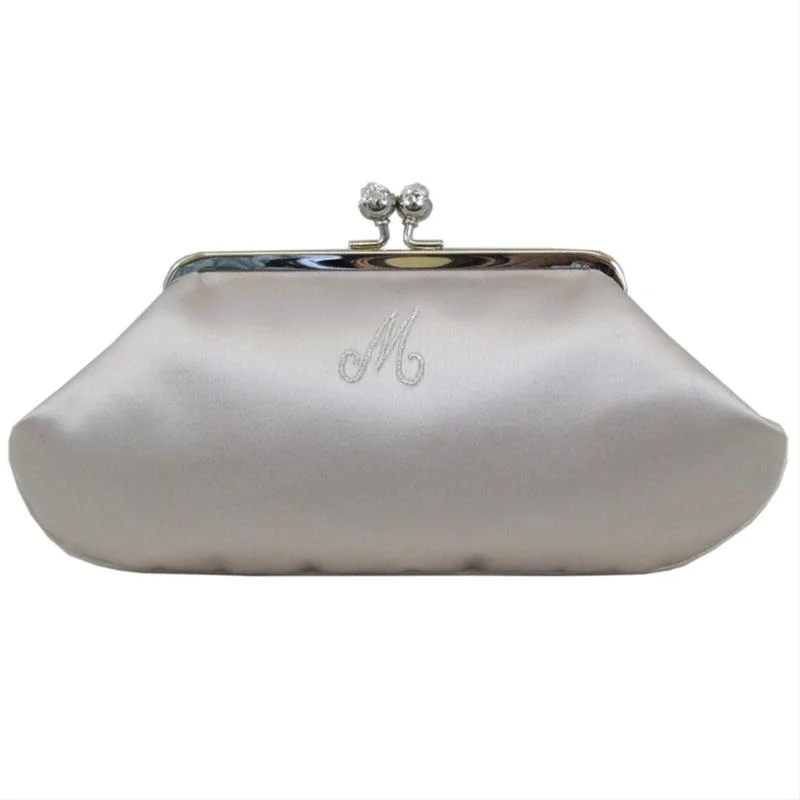 Anya Hindmarch Maud Clutch in Silver