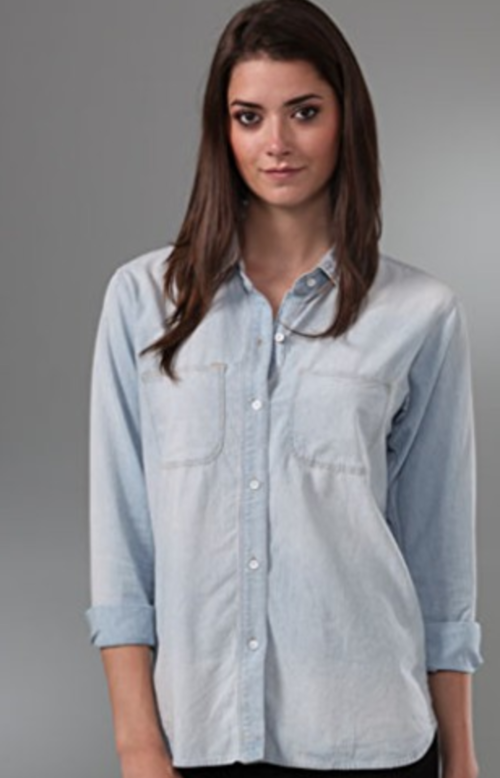 Madewell The Perfect Chambray Shirt