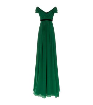 Jenny Packham Lucerne Belted Chiffon Gown — UFO No More