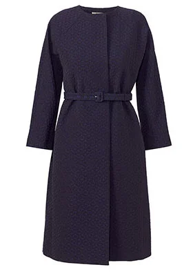 Orla Kiely Flower Spot Jacquard Coat