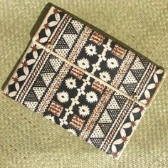 Suva Market Fijian Masi Clutch