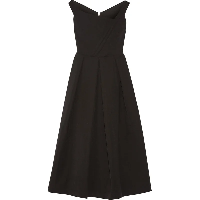 Preen Finella Midi Dress in Black