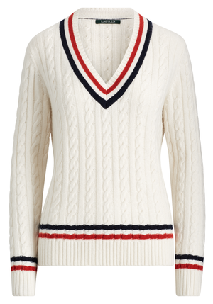 Ralph Lauren Lauren Cable Knit Cricket Sweater — UFO No More