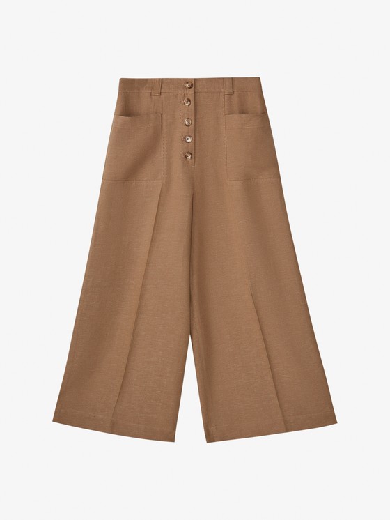 ouder Voel me slecht Geloofsbelijdenis Massimo Dutti Buttoned Culotte Fit Trousers — UFO No More