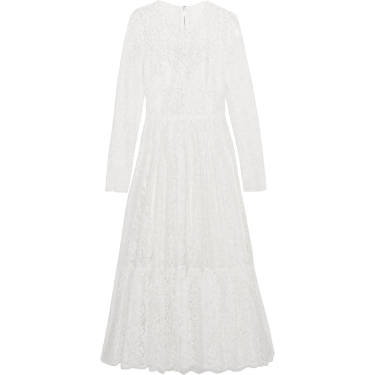 Dolce & Gabbana Lace Dress in White — UFO No More