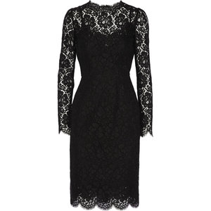 Dolce & Gabbana Floral Lace Dress in Black — UFO No More