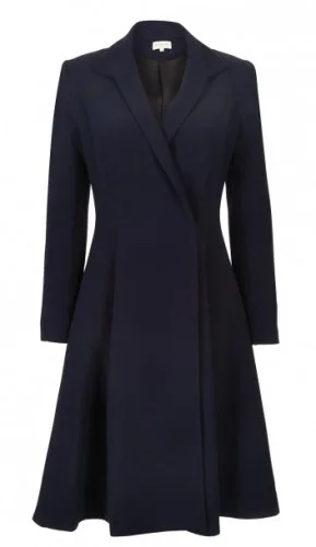 Beulah London Chiara Wool Trapeze Coat