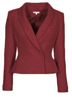 Paule Ka Suit Jacket in Burgundy