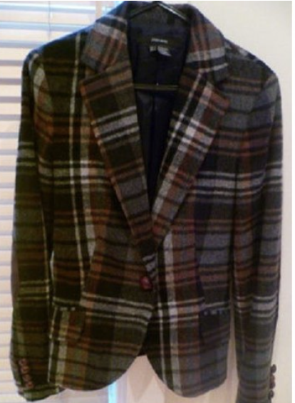 Zara Plaid Blazer