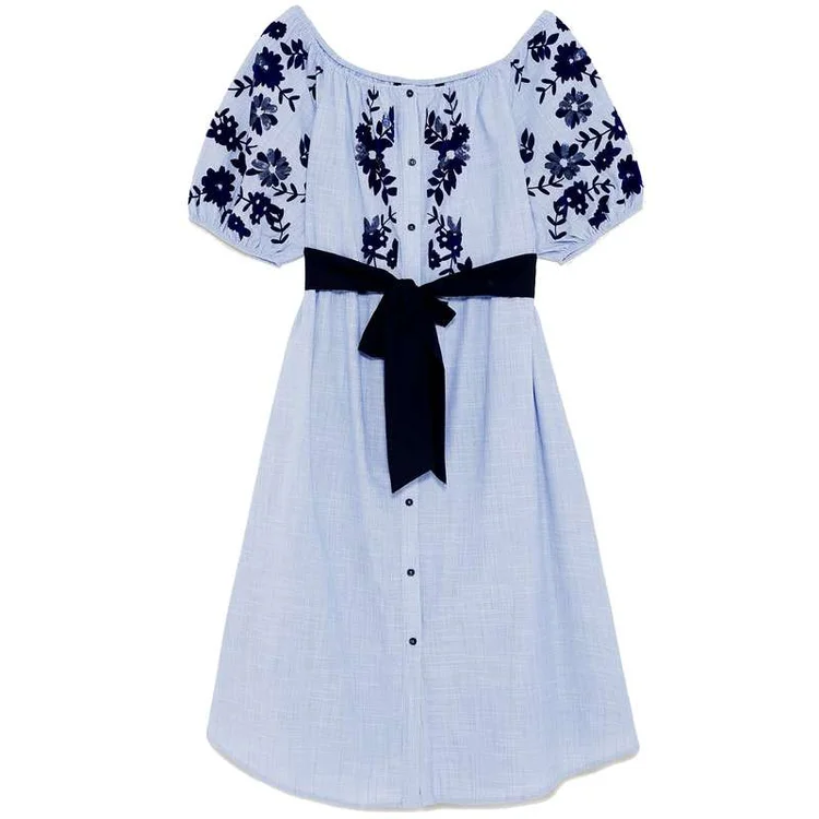 navy blue with silver dresses Sparkle Ombre Tulle Ethereal A-line Navy Dress AC5015 Navy / 8