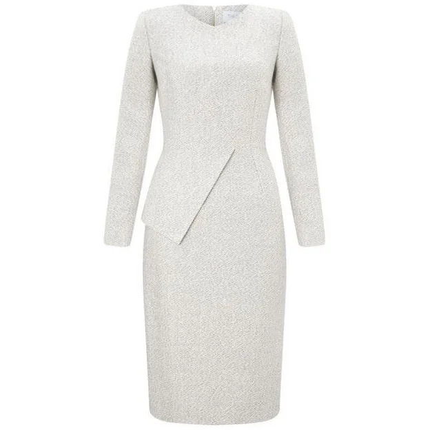 winter white sheath dress