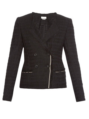 Étoile Isabel Marant Flenn Tweed Jacket in Black — UFO No More