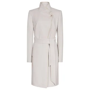 Reiss Hetty Belted Coat in Tiramisu
