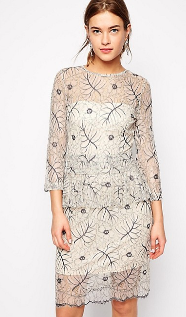 ganni broadway glitter dress