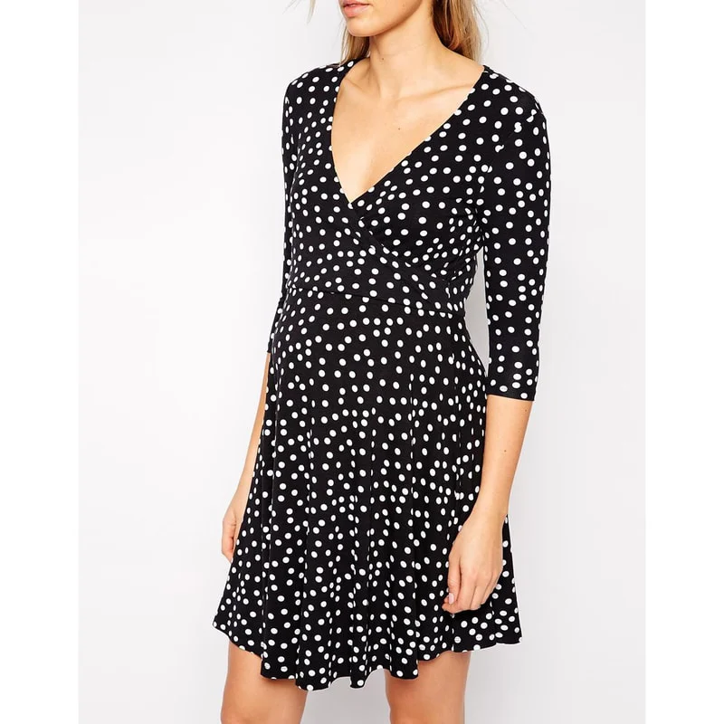 asos polka dress