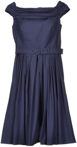 Prada Pleated Cotton Dress