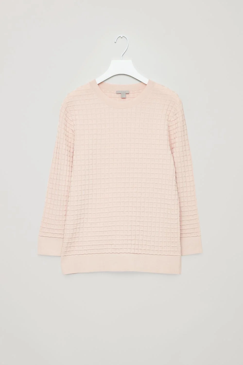 COS Waffle-Stitch Cotton Jumper