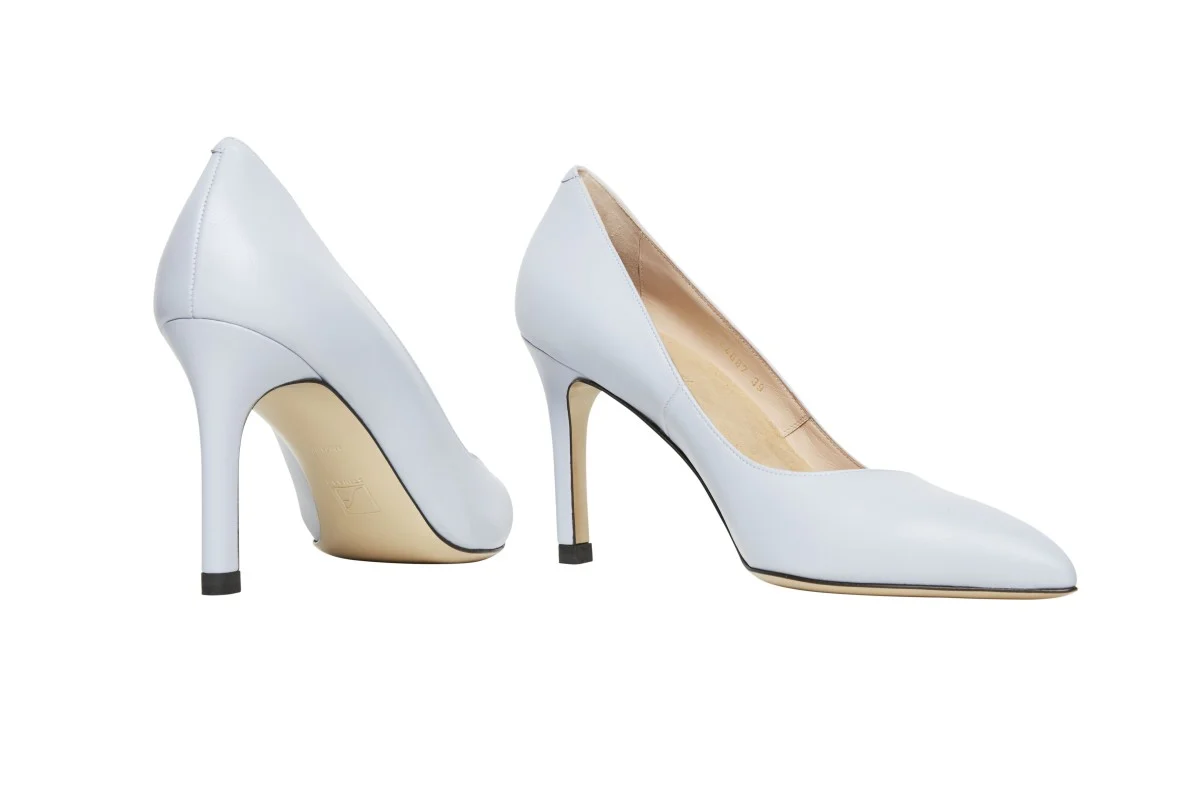 Stinaa.J Stina Pumps in Light Blue Leather