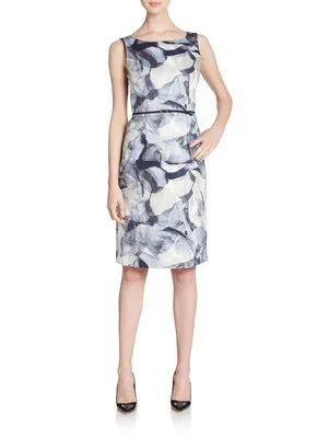Hugo Boss Dinoma Dress in Watercolor